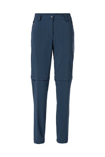 VAUDE Outdoorhose Women's Yaras ZO Pants dark sea Straight