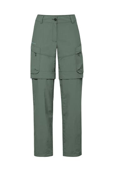 VAUDE Outdoorhose Women's Neyland Cargo ZO Pants agave Wide/ Loose Fit