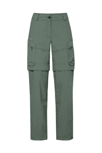 VAUDE Outdoorhose Women's Neyland Cargo ZO Pants agave Wide/ Loose Fit