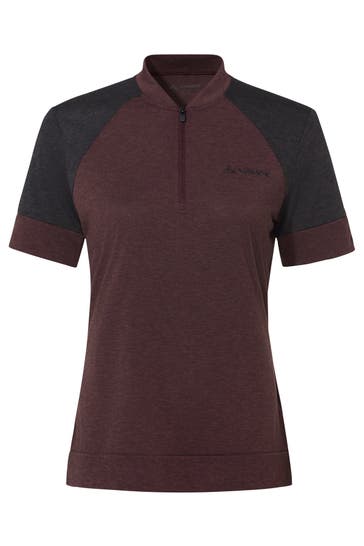 VAUDE T-Shirt Women's Altissimo Q-Zip Shirt dark oak