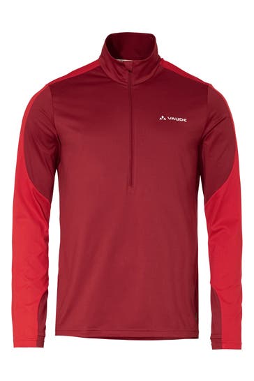 VAUDE Pullover Men's Livigno Halfzip II carmine