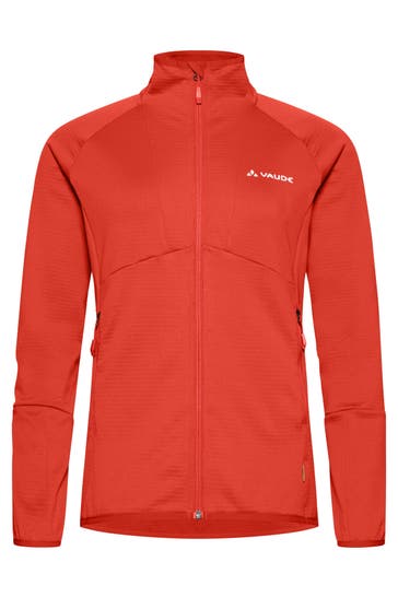 VAUDE Funktionsjacke Women's Monviso Fleece FZ Jacket II glowing red