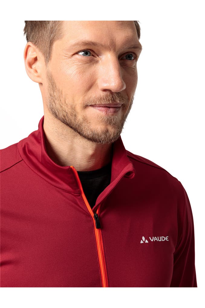 Pile Vaude Livigno Halfzip II Donna Rosso