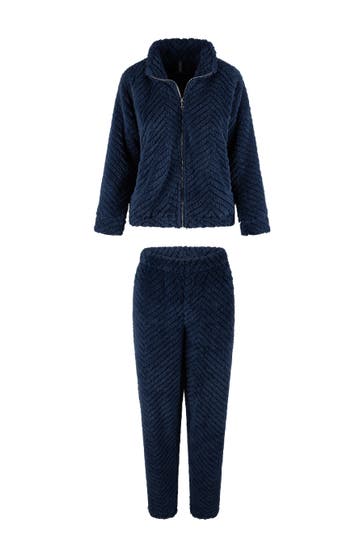 LINGADORE Pyjama Fluffy Dark denim
