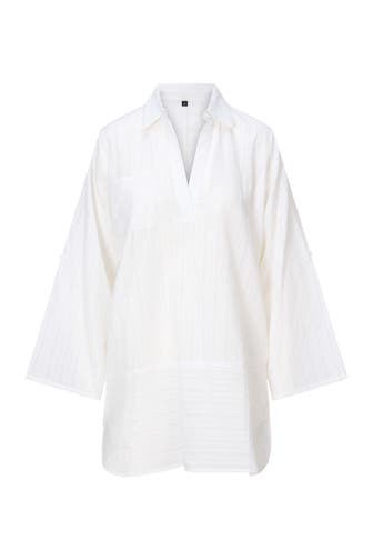 LINGADORE Oberteil Pyjama Weiß