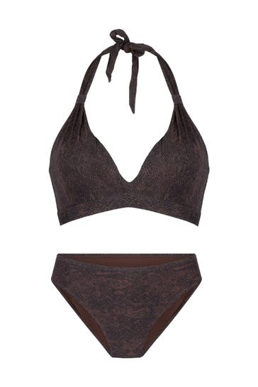 LINGADORE Bikini Triangle Snake print