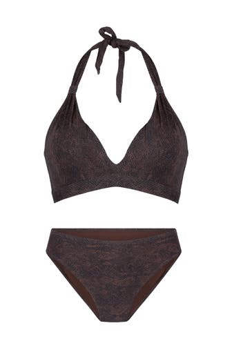 LINGADORE Bikini Triangle Snake print