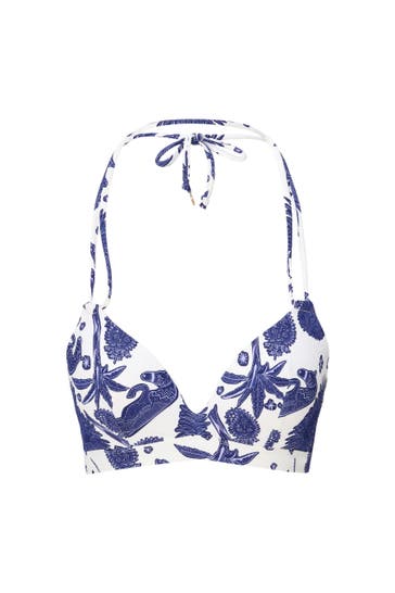LINGADORE Bikini Mix & Match Triangel Blue white print