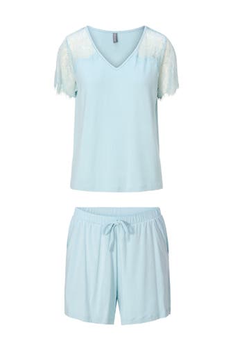 LINGADORE Pyjama Shortama Pastel blue
