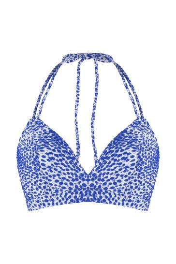 LINGADORE Bikini Mix & Match Triangel Blau weiss Druck