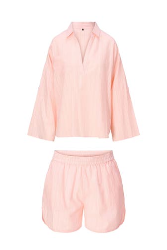 LINGADORE Pyjama Shortama Pfirsich