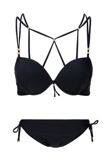 LINGADORE Bikini Halterneck Schwarz