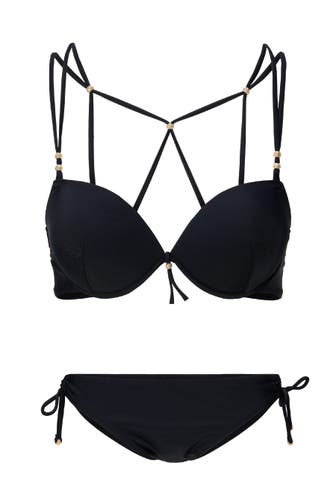 LINGADORE Bikini Halterneck Schwarz