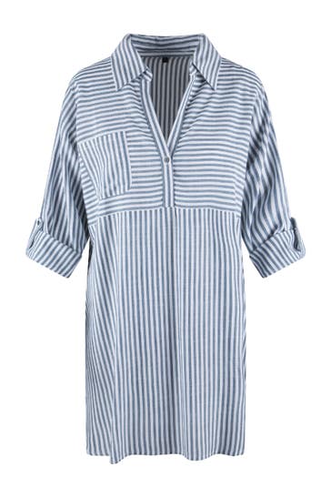 LINGADORE Homewear Tunik Legion blue stripe