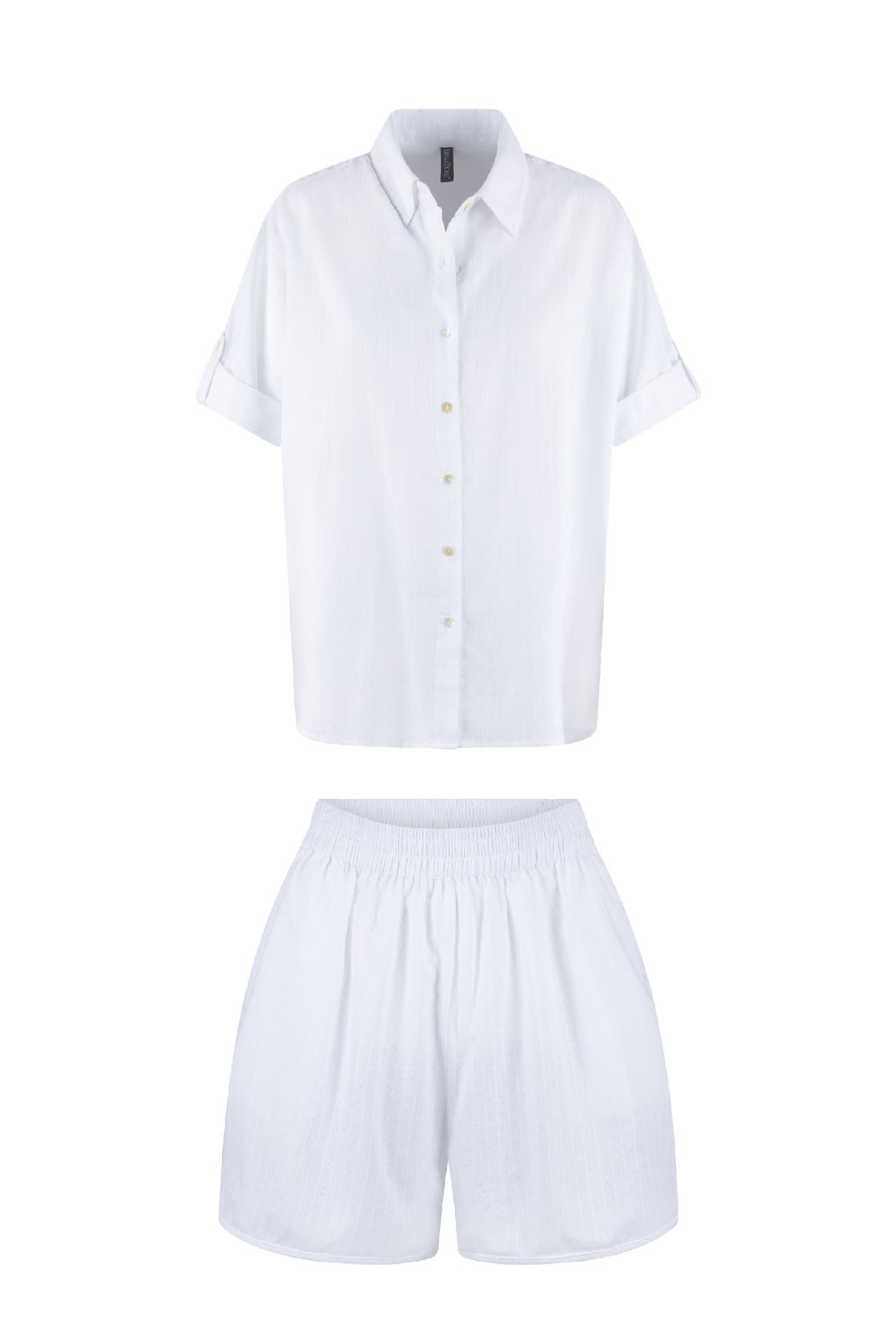 LINGADORE Homewear Pyjama Off white, Bild 1