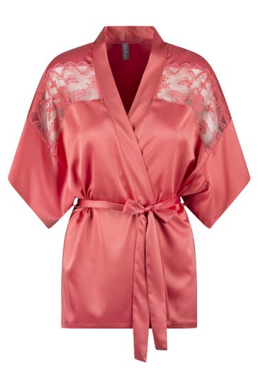 LINGADORE Bademantel Spiced coral