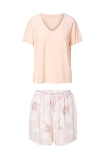 LINGADORE Pyjama Shortama Abricot/Drück