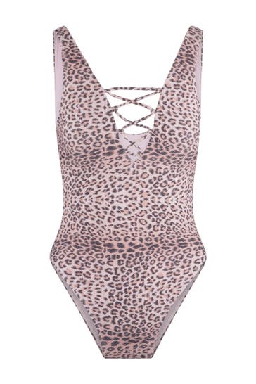 LINGADORE Badeanzug Badeanzug Leopard Druck