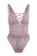 Badeanzug Badeanzug Leopard Druck