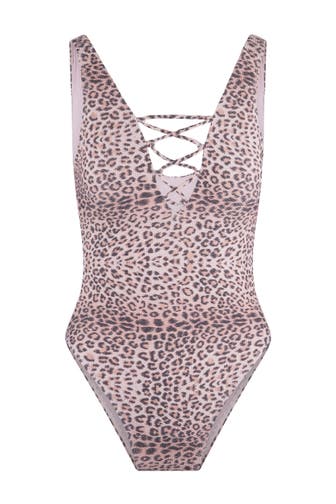 LINGADORE Badeanzug Badeanzug Leopard Druck