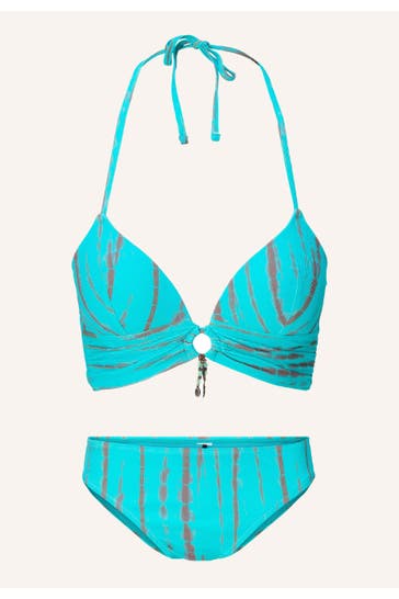 LINGADORE Bikini Triangle Turqoise tye die