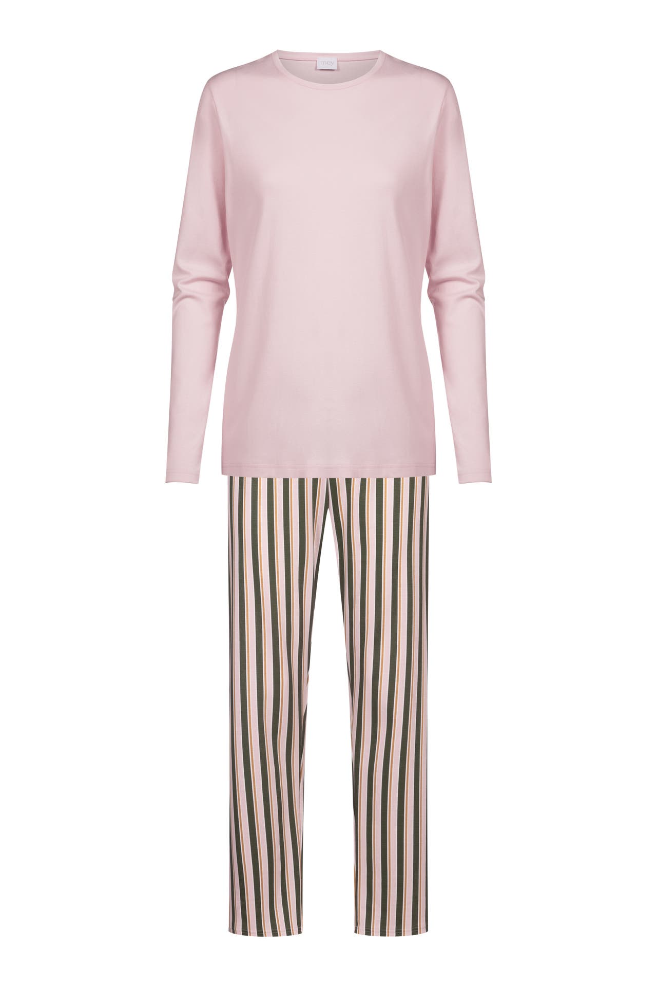 MEY Pyjama Serie Vivid Stripes Aspen Green, Bild 1