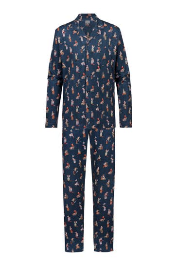 MEY Pyjama Serie Pretty Cowgirl Galactic Blue