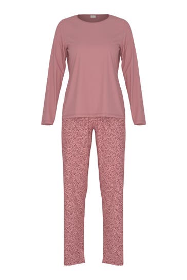 MEY Pyjama Serie Little Vines Vintage Mauve
