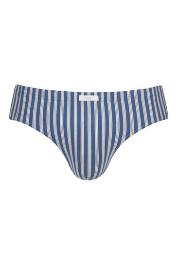 MEY Slip Serie Blue Stripes Pink Herbs