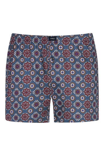 MEY Boxer Serie Elegant Pattern Galactic Blue