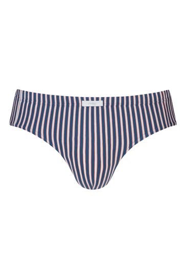 MEY Slip Serie Coral Stripes Hague Blue