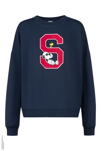 MEY Sweatshirt Serie mey x Peanuts Yacht Blue