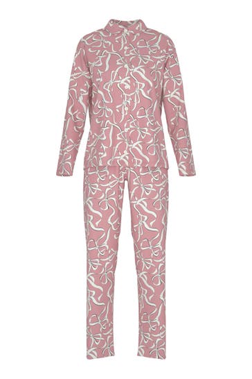 MEY Pyjama Serie Pretty Bows Bridal Rose