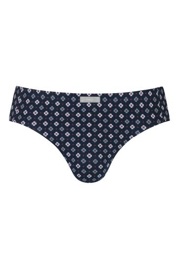 MEY Slip Serie Classic Flower Boarder Blue