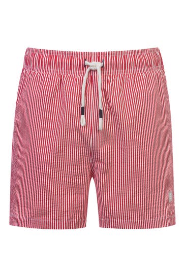 MEY Badeshorts Serie Seersucker Breeze Stripes