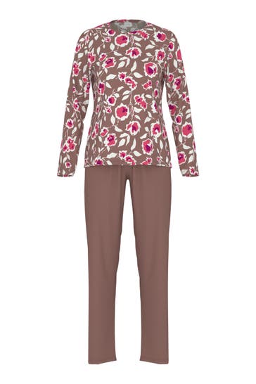 MEY Pyjama Serie Eternal Roses Chestnut