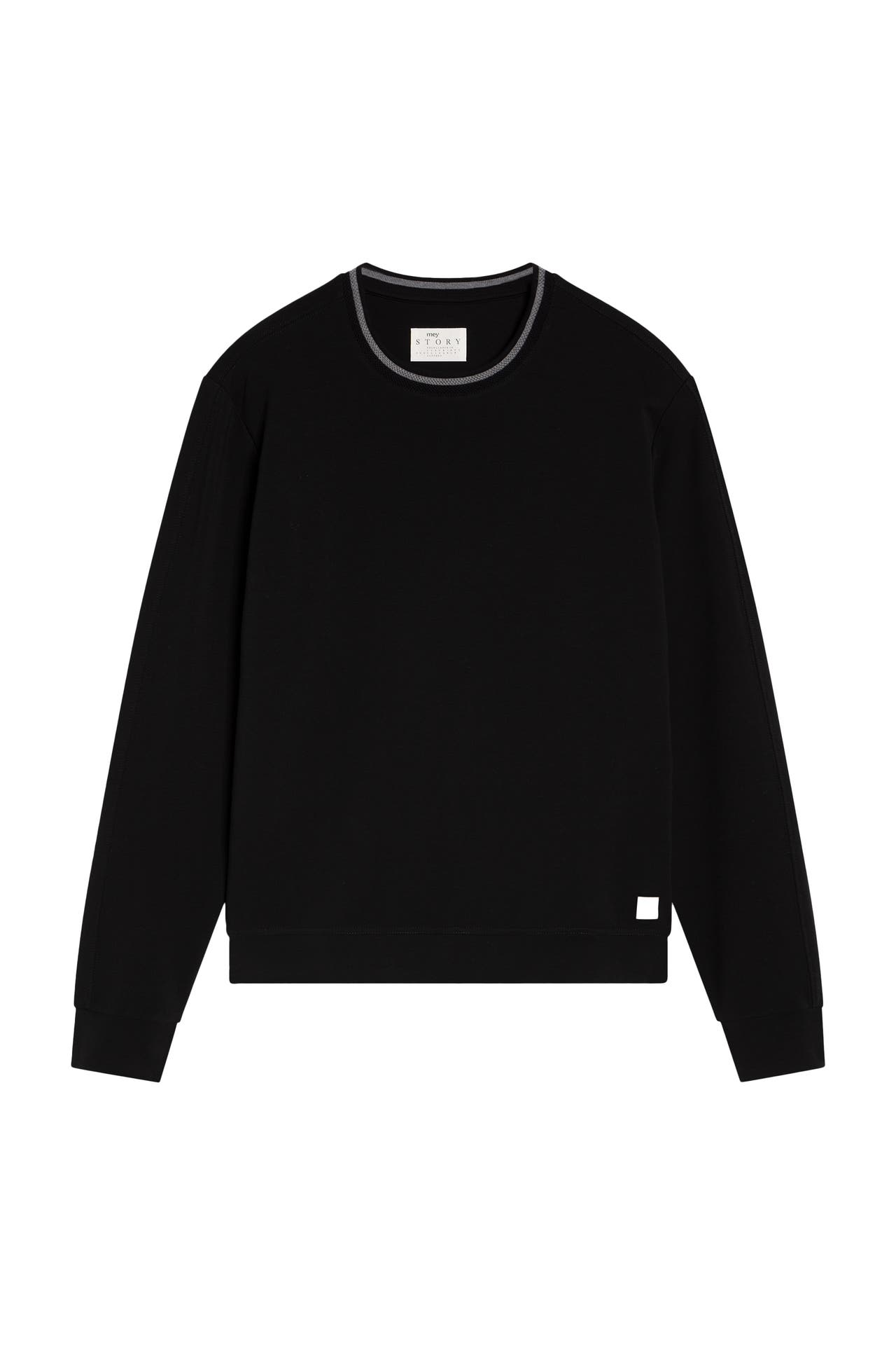 MEY Sweatshirt Serie Felpa Stretch Schwarz, Bild 1