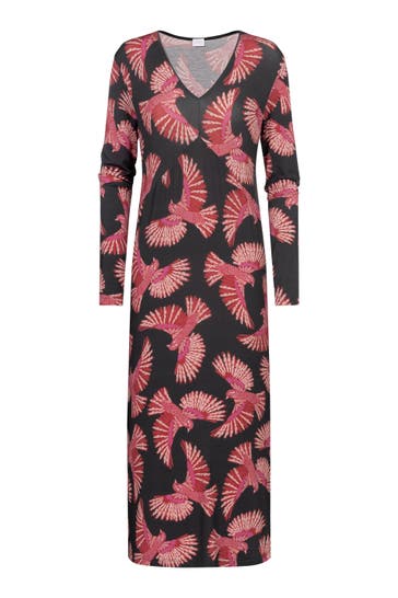 MEY Nachthemd Serie Flying Bird Thunder Grey