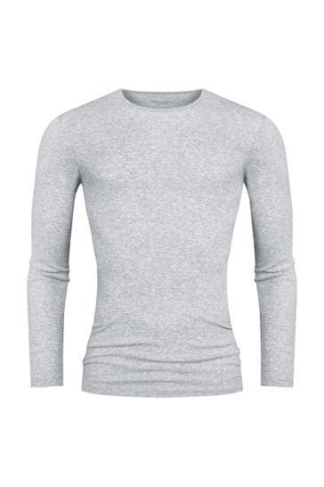 MEY Shirt Light Grey Melange