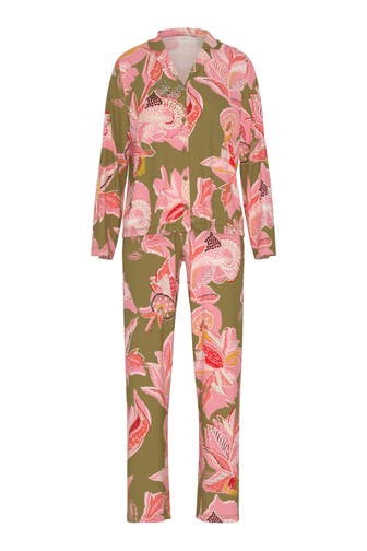 MEY Pyjama Serie Flower Whirl Golden Fern
