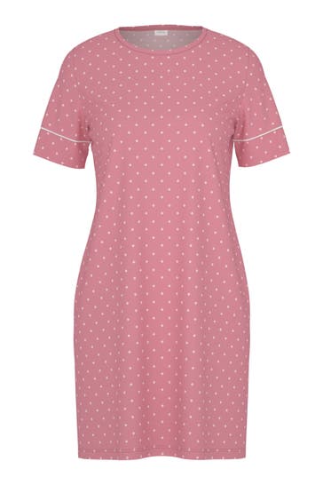 MEY Nachthemd Serie Crochet Dots Soft Rosewood