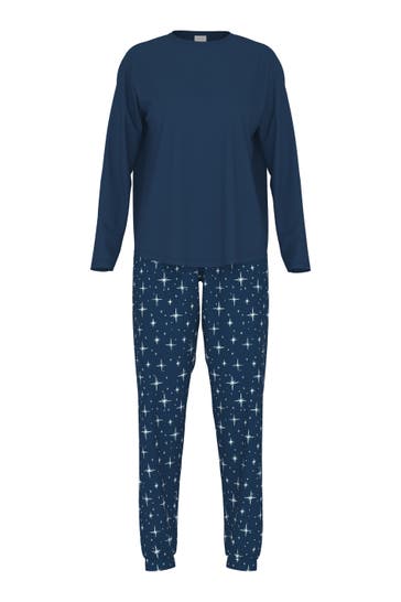 MEY Pyjama Serie Polar Sky Deep Marine