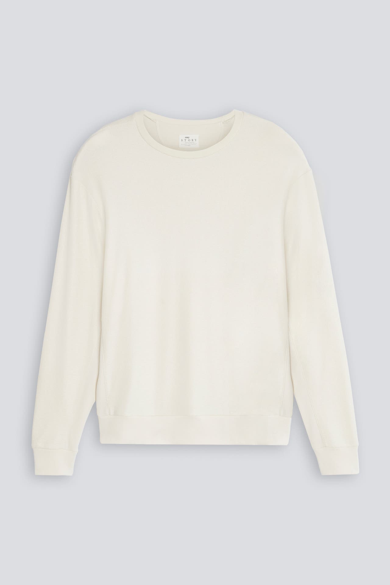 MEY Sweatshirt Serie La Struttura Whisper White, Bild 1