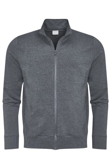 MEY Sweatjacke Serie Enjoy Quartz Melange