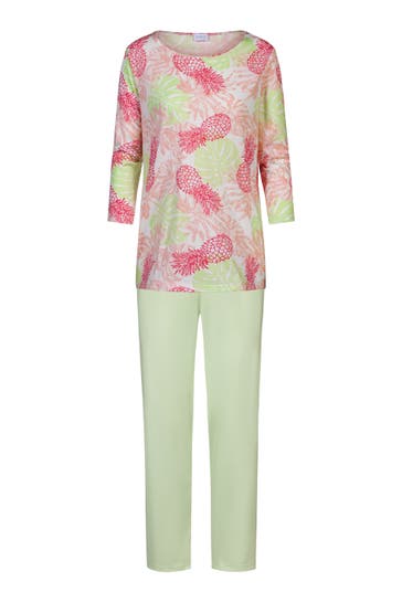 MEY Pyjama Serie Pink Pineapple Raspberry Pink