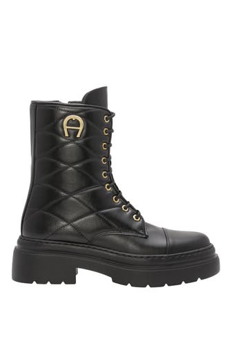 AIGNER Schnürstiefeletten AILA 10 black
