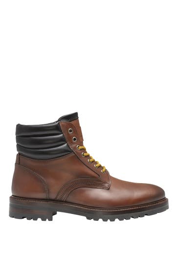 AIGNER Schnürstiefel CHARLES 7B cognac