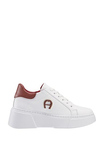 AIGNER Sneaker ELAINE 11C white / burnt red