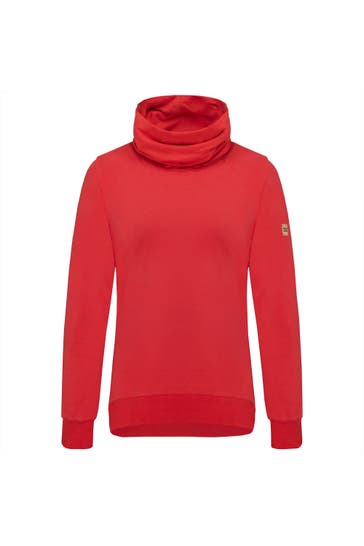 TAO Hoodie COOLIA dunkelrot meliert