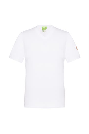 TAO Kurzarm Herren Freizeitshirt mit V-Ausschnitt aus Bio-Baumwolle | Nachhaltig & fair MATS